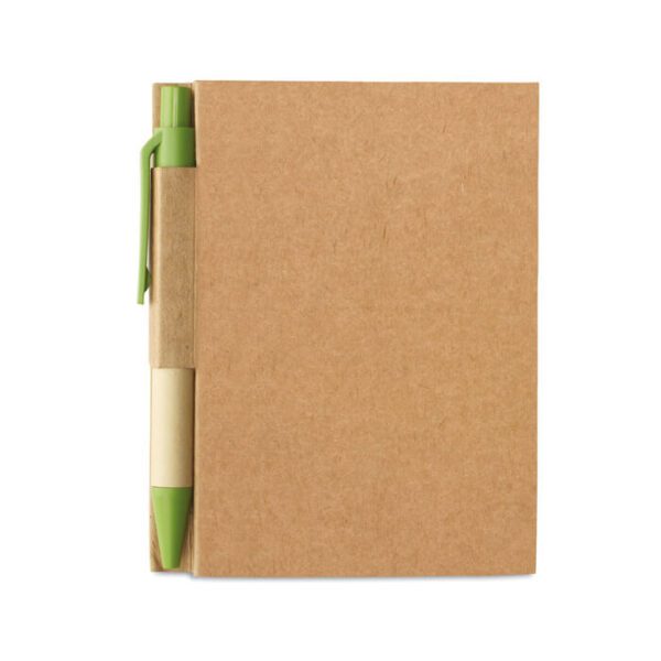 mini-eco-set-notepad-pen-7626-green